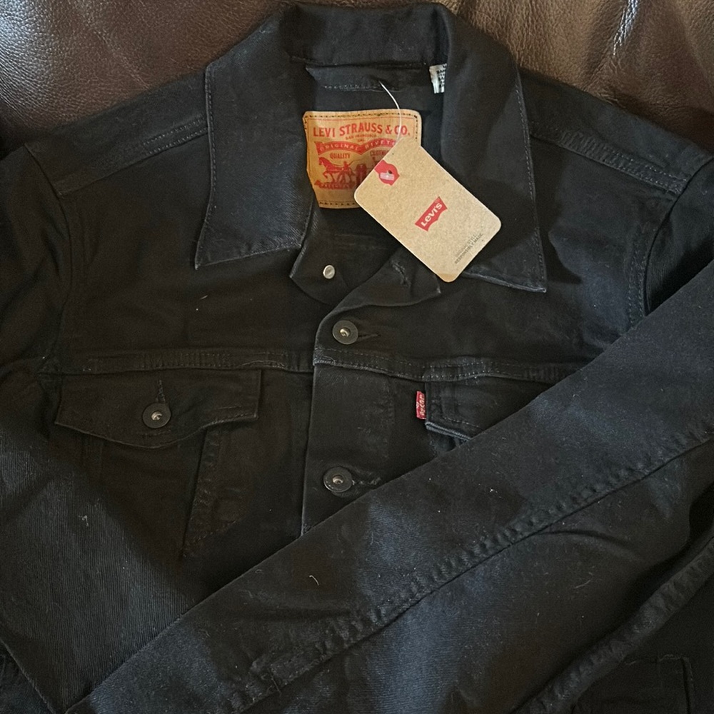 Bomber Levi’s Jacket - Black denim* bomber jacket